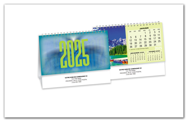 This 2025 desk calendar offers scenic views for your visual pleasure all year long.