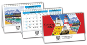 Spiral Desk Calendar - Canadian Scenes